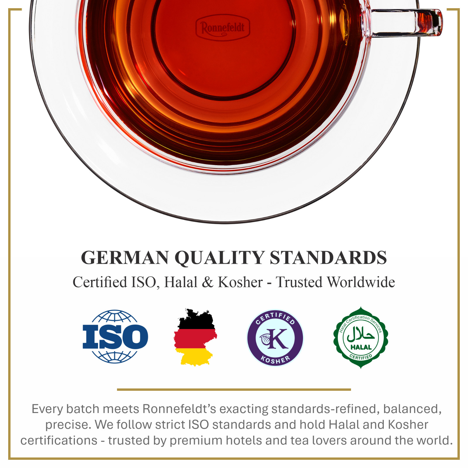 Ronnefeldt Irish Malt Black Tea Loose Leaf 100g (3.5 oz) German Tea
