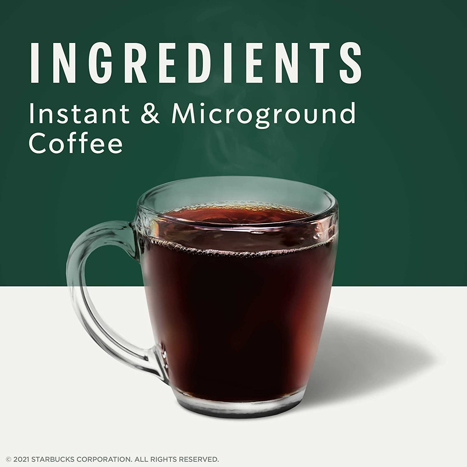 Starbucks via Instant Coffee Dark Roast Packets French 100% Arabica 50 Packets