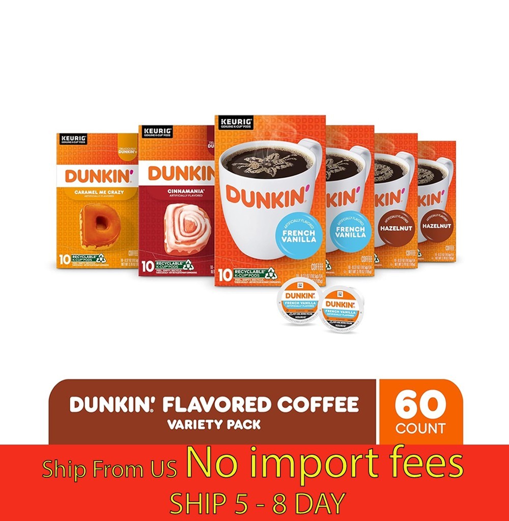 Dunkin’ Mixed Flavor Coffee Variety Pack, 60 Keurig K-Cup Pods….(a19.5)