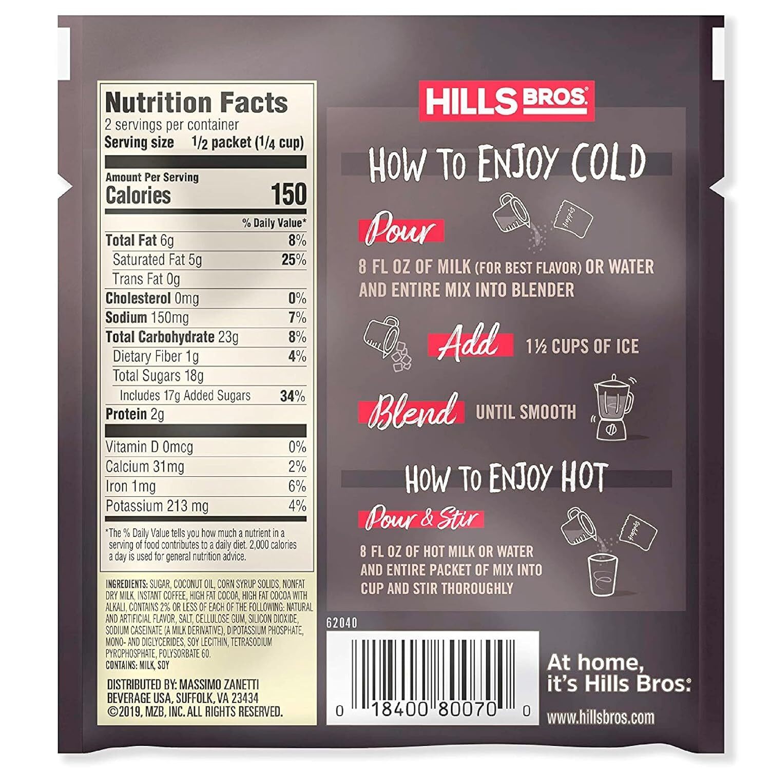. Frappés, Chocolate Espresso Drink Mix, Gluten Free, Kosher Certified, Easy …