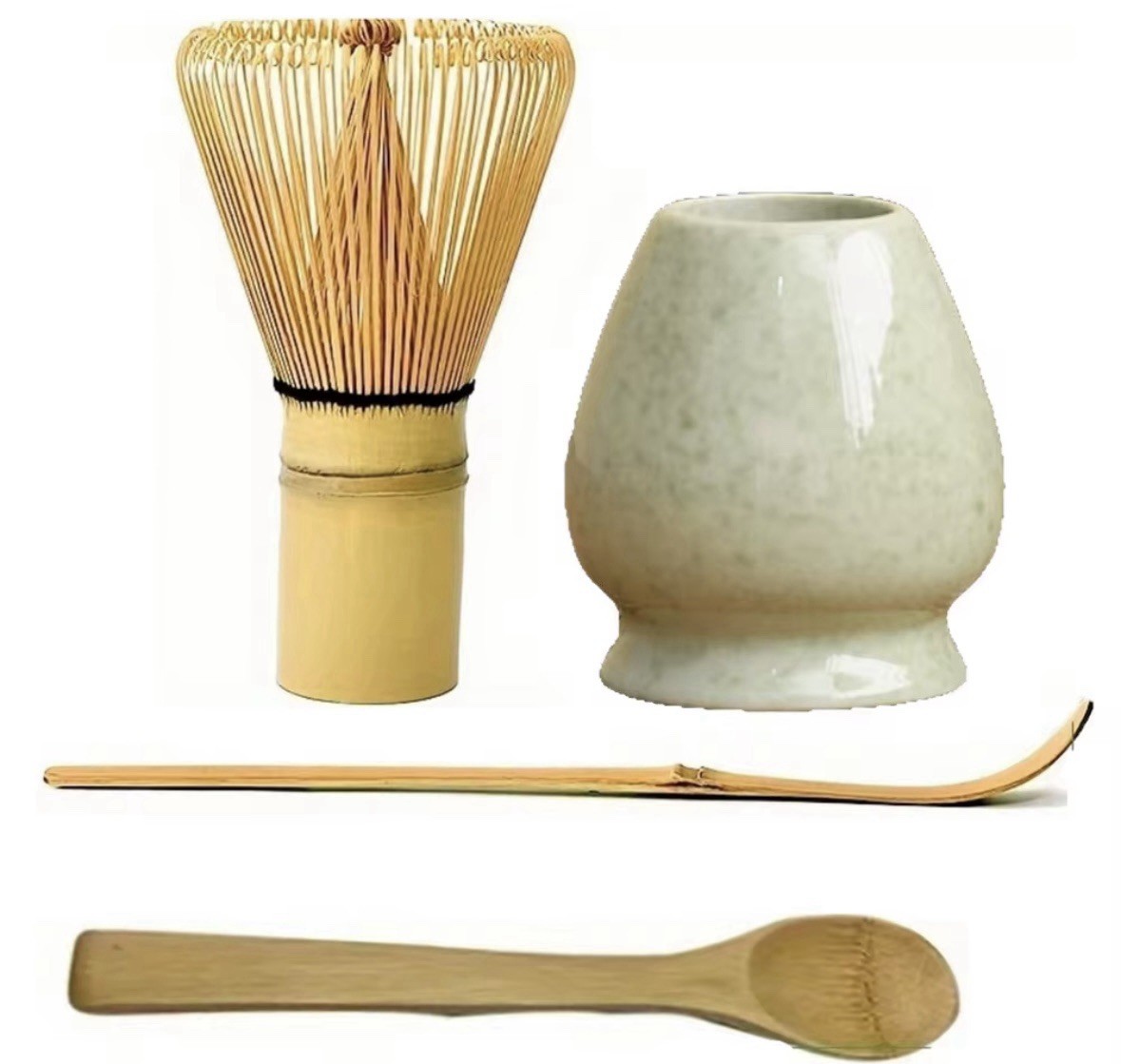 BUY ONE GET ONE FREE- High Quality Ceramic Matcha Set Japanese 4 pc