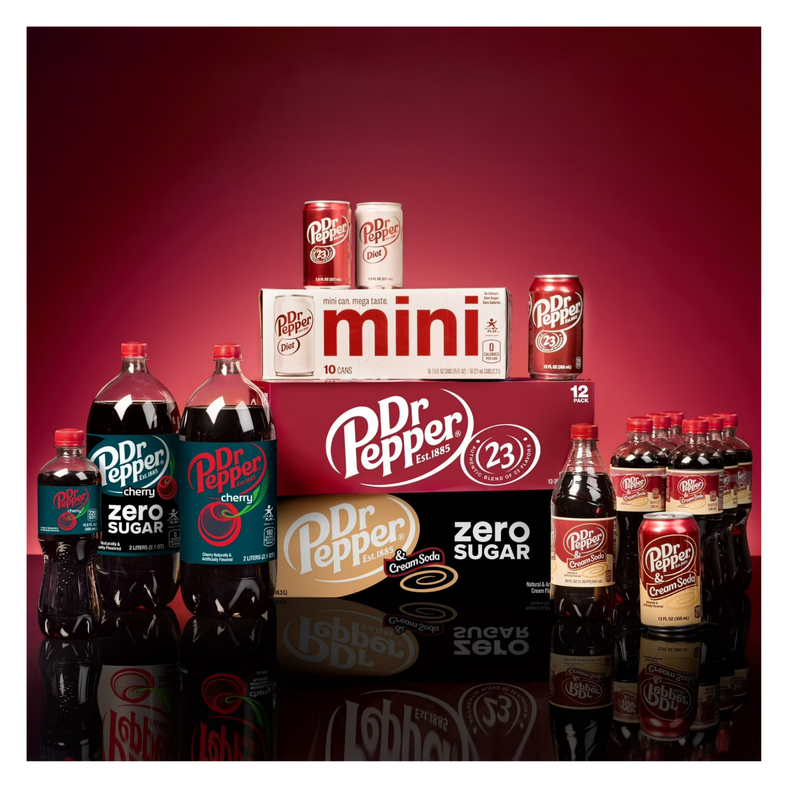 Diet Dr Pepper Caffeine Free Soda Cans 12 fl oz (12 Pack) – Pack of 2 | 24 Total