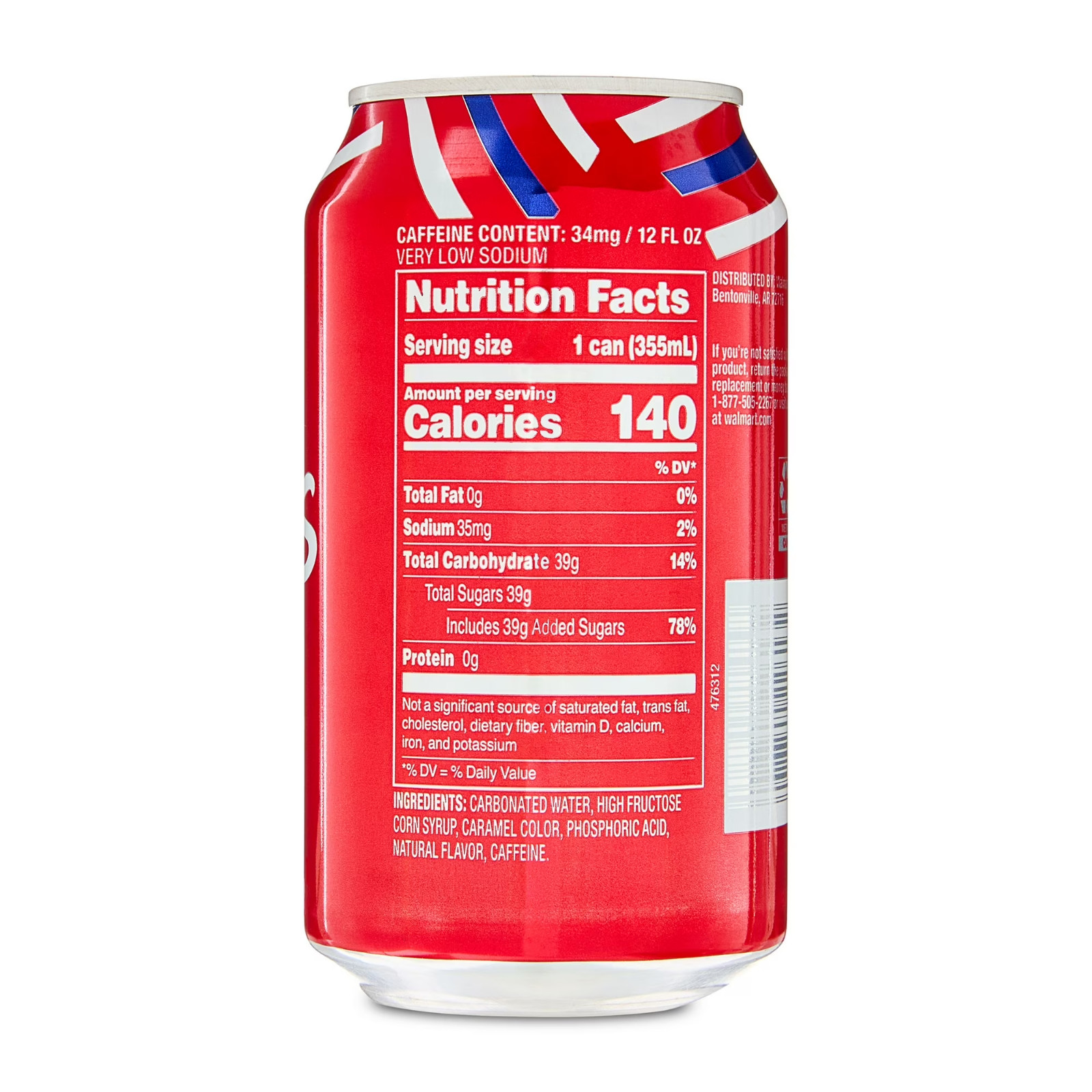 Sams Cola Soda Pop, 12 fl oz, 24 Pack Cans