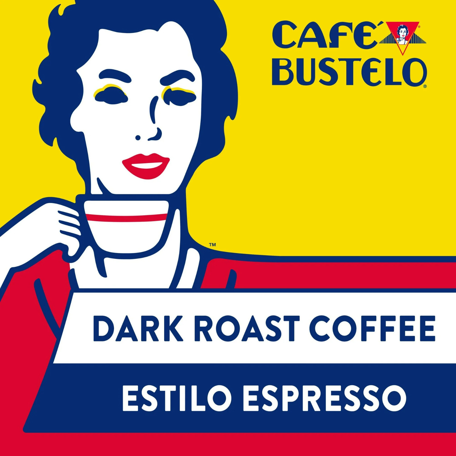 Cafe Bustelo, Espresso Style, Dark Roast Instant Coffee 7.05 oz Jar