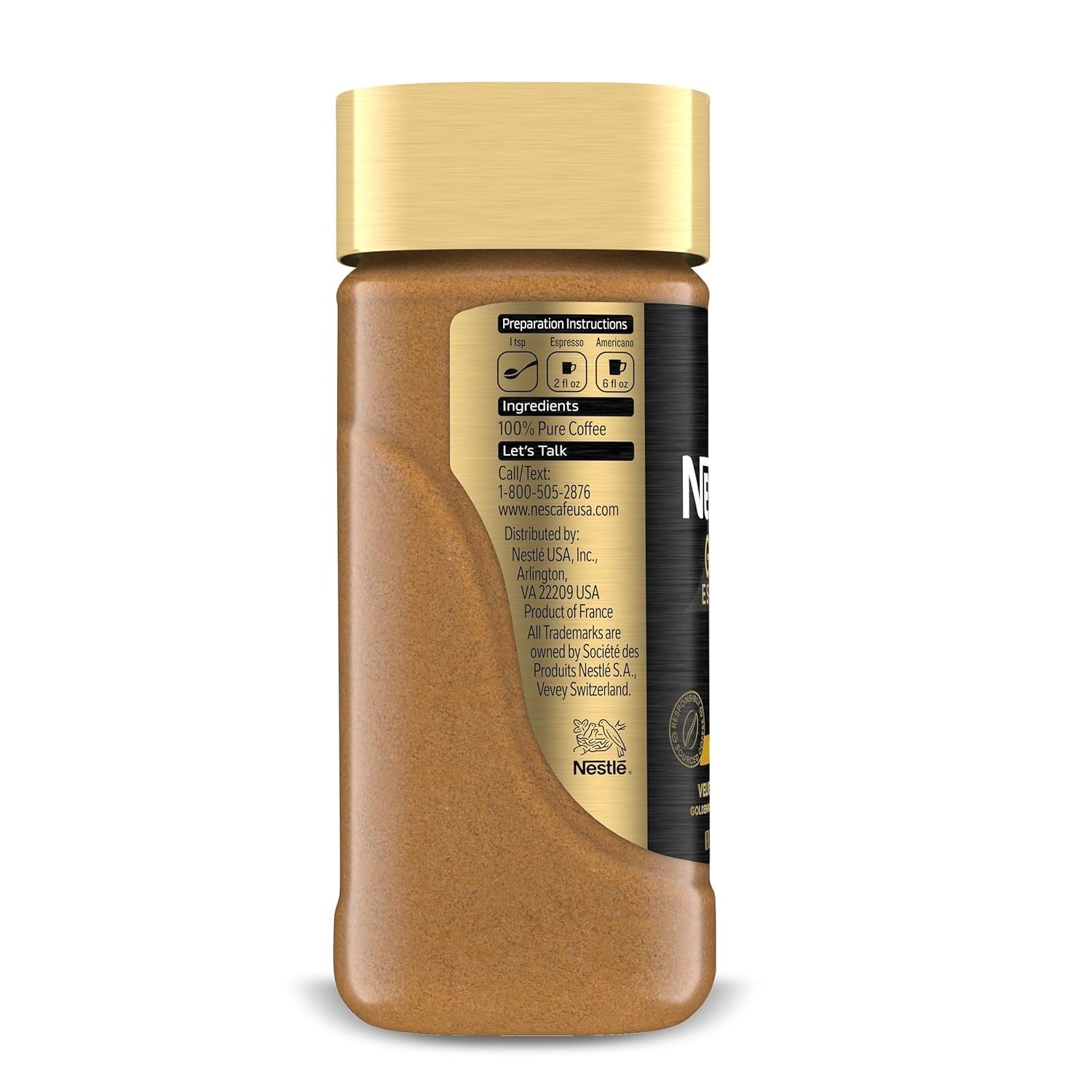 Nescafé Gold Espresso Blonde: Smooth & Mellow Instant Coffee (3.5 Oz)