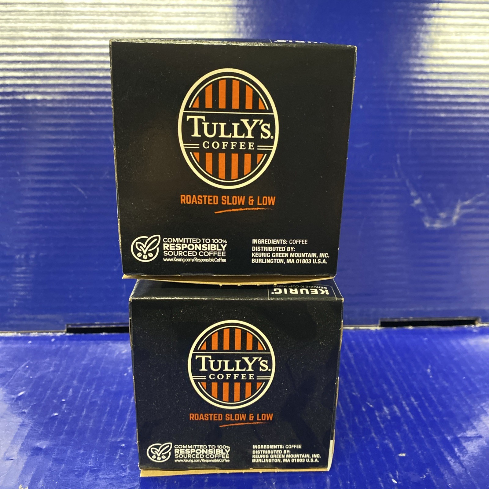 2X Tully’s Coffee French Roast, Keurig K-Cup Pods, Extra Bold Dark 10 Ct