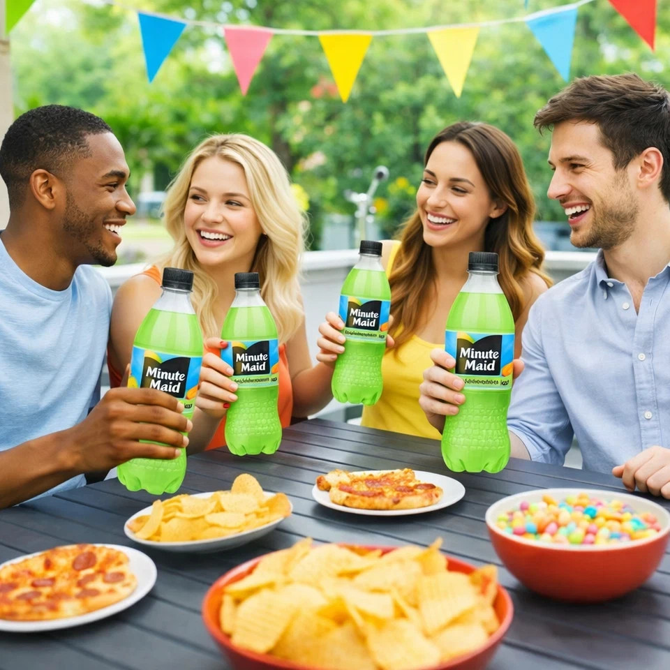 Minute Maid Kiwi Strawberry 20FL OZ Bottles – Refreshing Fruit Drink 24CT Case