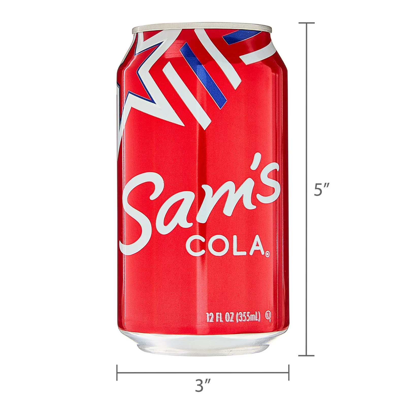 Sams Cola Soda Pop, 12 fl oz, 12 Pack Cans Free Shipping******