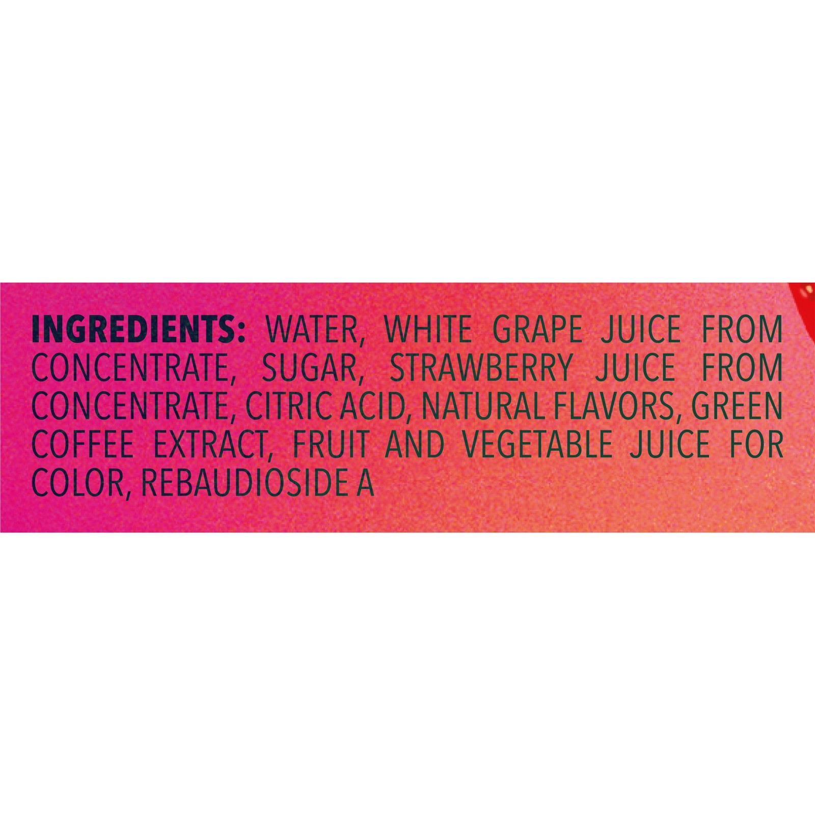 Starbucks Refreshers Concentrate Strawberry Acai, Refreshing Drink,cold 32 fl oz