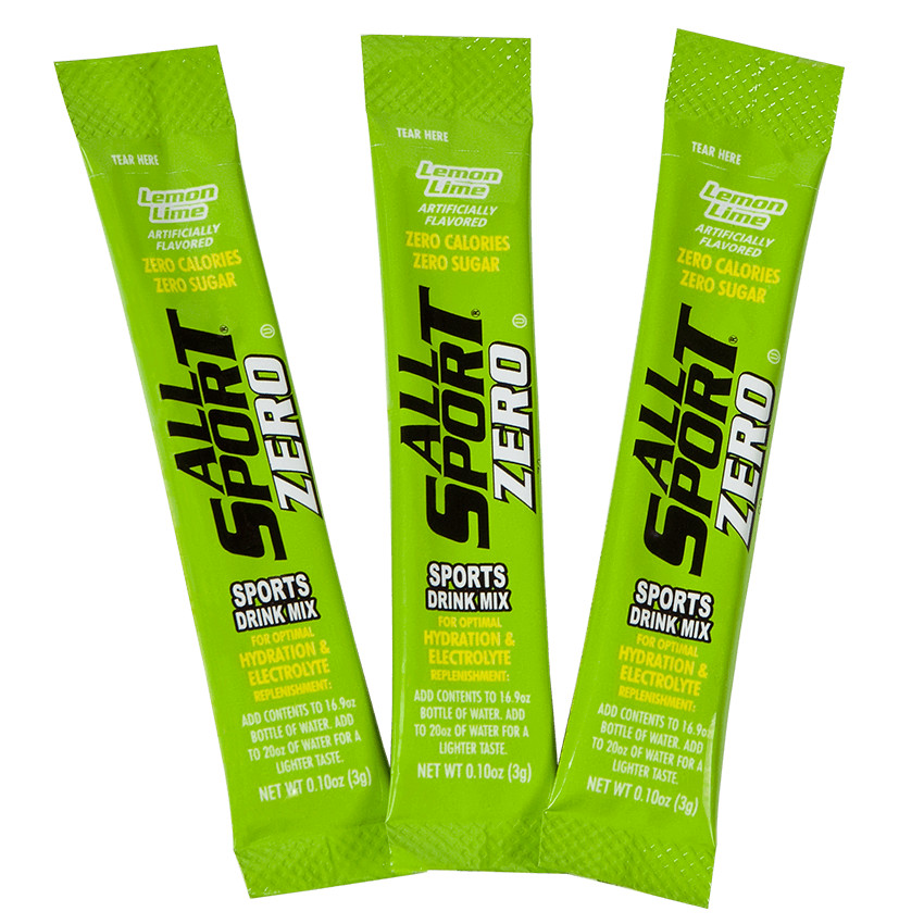 All Sport Powder Hydration Sticks, Zero Calorie Sports Drink, Variety 500/Case