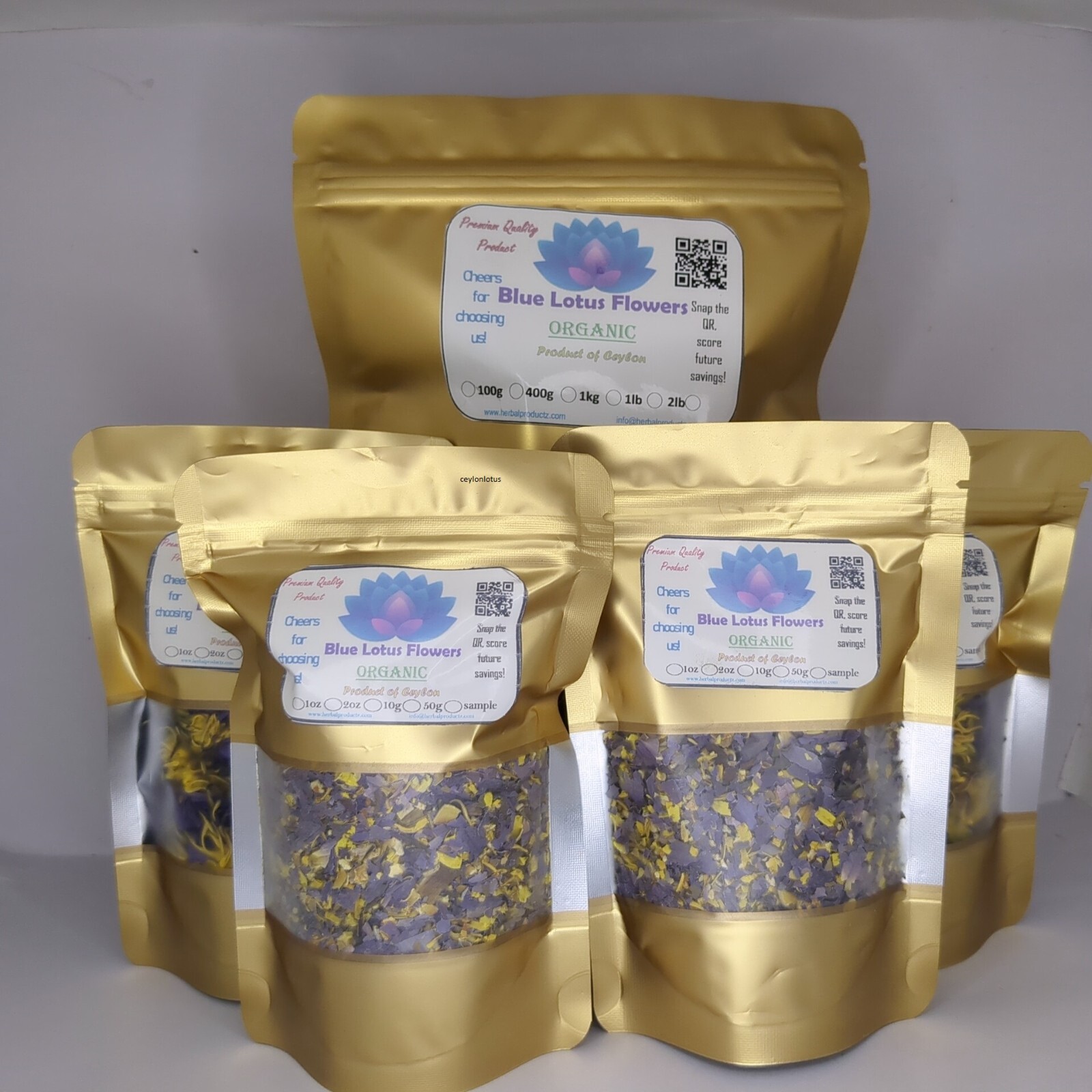 Dried Blue Lotus Cut Flower Pure Nymphaea Caerulea Organic Natural Tea/Smoke 30g