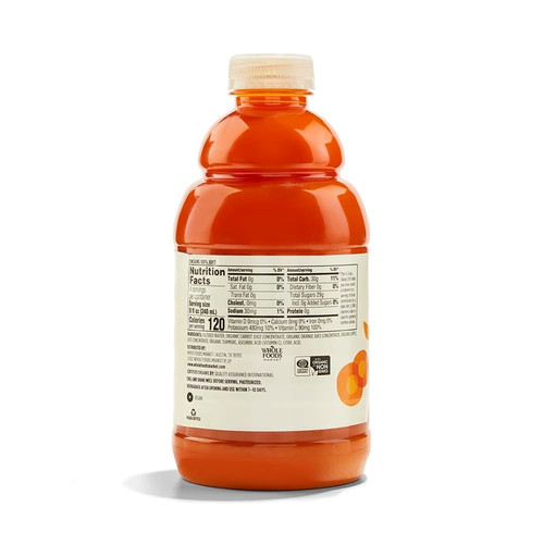 365 by Whole Foods Market, Organic Carrot and Orange 32 Fl Oz (Pack of 1)