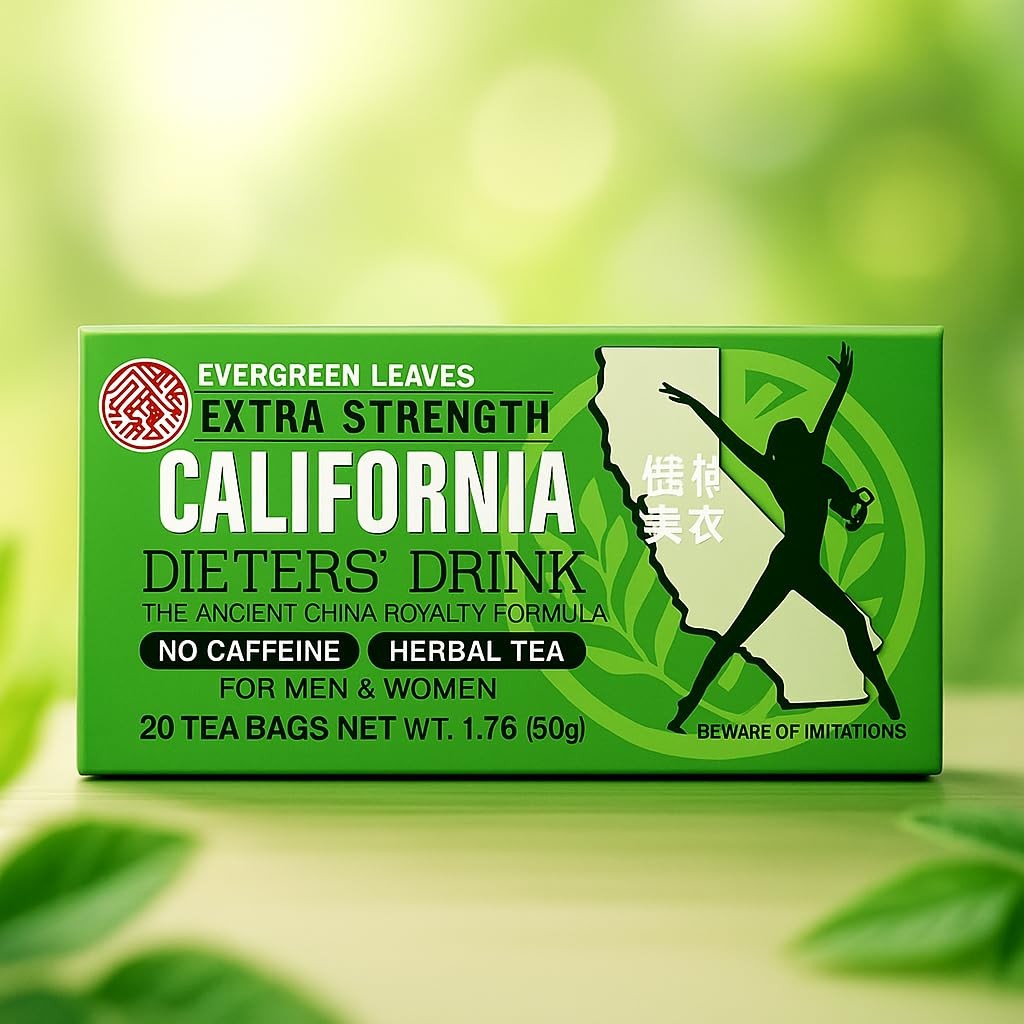 Extra Strength Diet Tea 3 Pack 1.76 Ounces California Dieter Tea Weight Loss