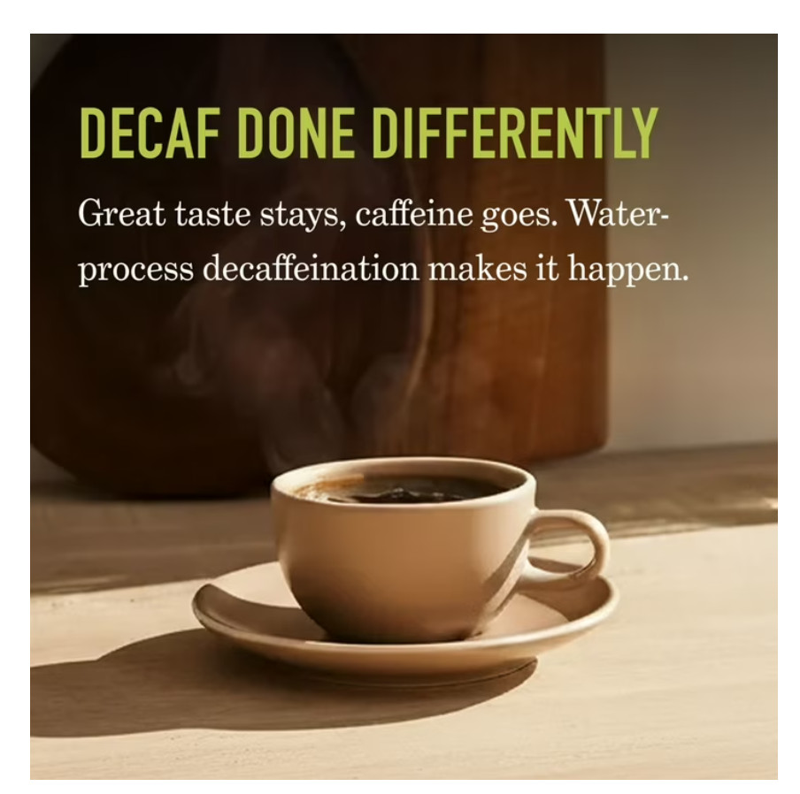Peet’s Coffee Decaf House Blend Premium Dark Roast Keurig K-Cup Coffee Pods, 22