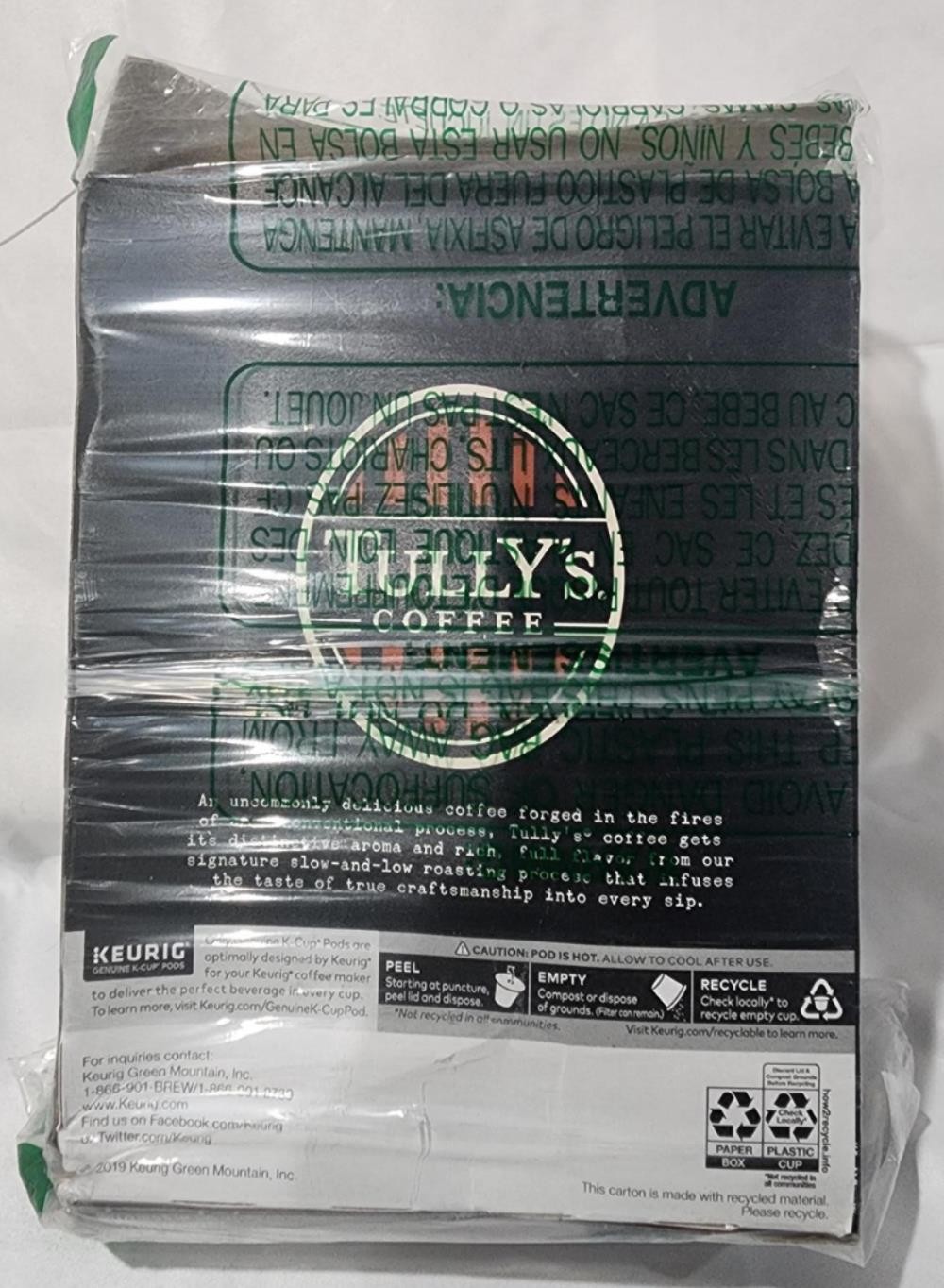 Tully’s Coffee Italian Roast, Keurig K-Cups (24 Count)