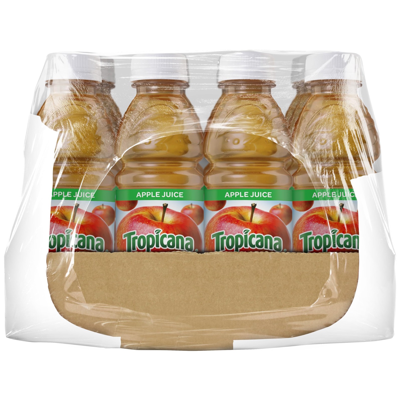 Tropicana 100% Apple Juice, Single Serve, 10 Fl Oz Bottles (Pack of 24)