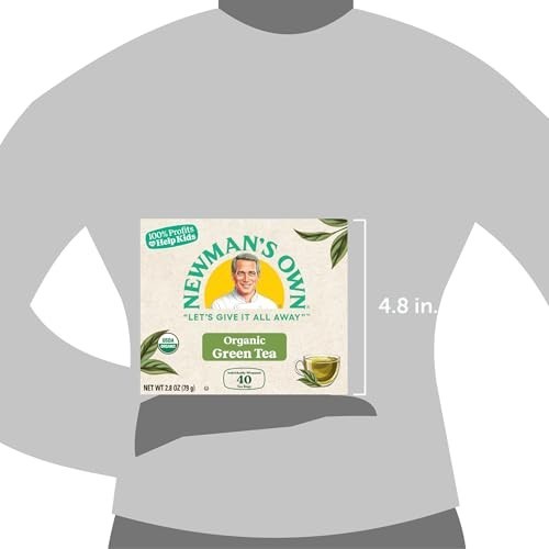 Organic Green Tea Bags 40 Count Kosher Gluten Free Dairy Free High Caffeine