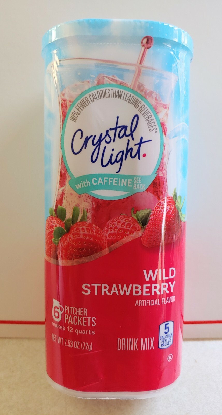 1 CANISTER (2 Qt PACKETS ONLY) – CRYSTAL LIGHT DRINK MIX PACKET MANY FLAVORS