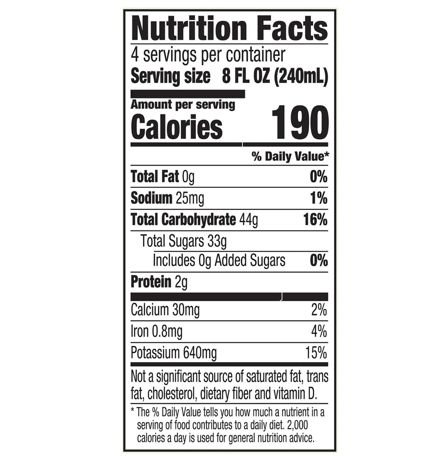 RW Knudsen Family 100% Black Cherry Juice, 32 oz Glass Bottle