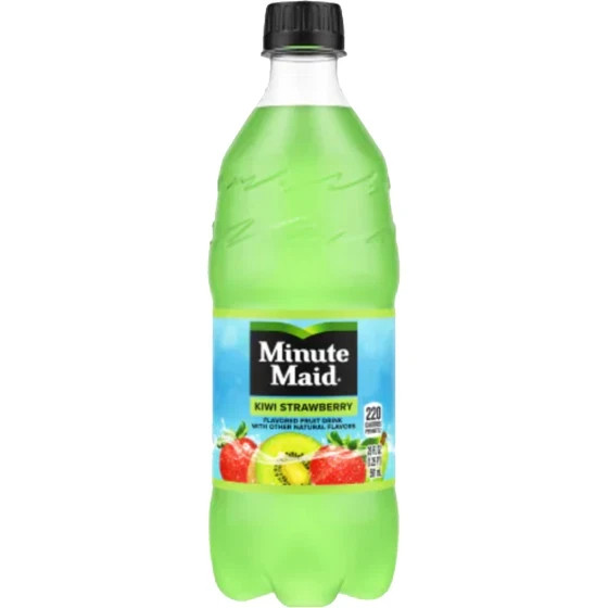 Minute Maid Kiwi Strawberry 20FL OZ Bottles – Refreshing Fruit Drink 24CT Case
