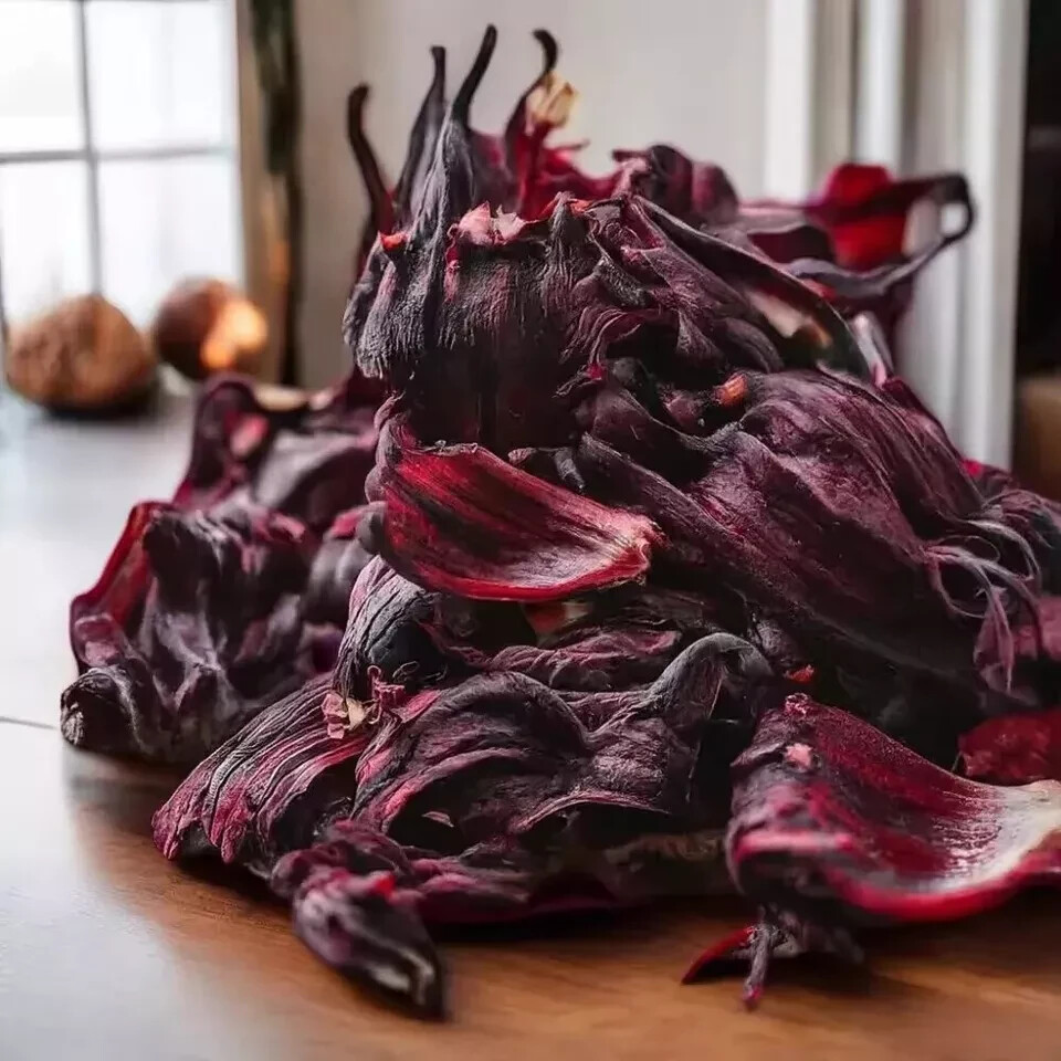 Dried Hibiscus Flowers Cut & Sifted, Flor de Jamaica, Hibiscus Tea Jamaica 100g