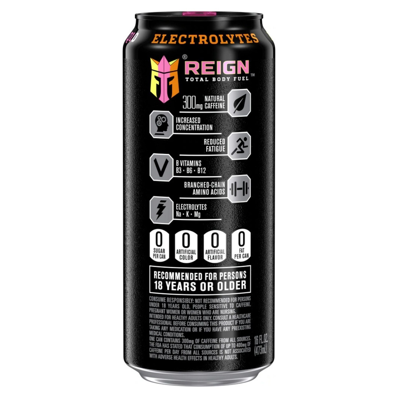 Reign Energy Drink 6 Flavor Variety Pack – 6 Can Sampler or 12 Can Mixed Pack
