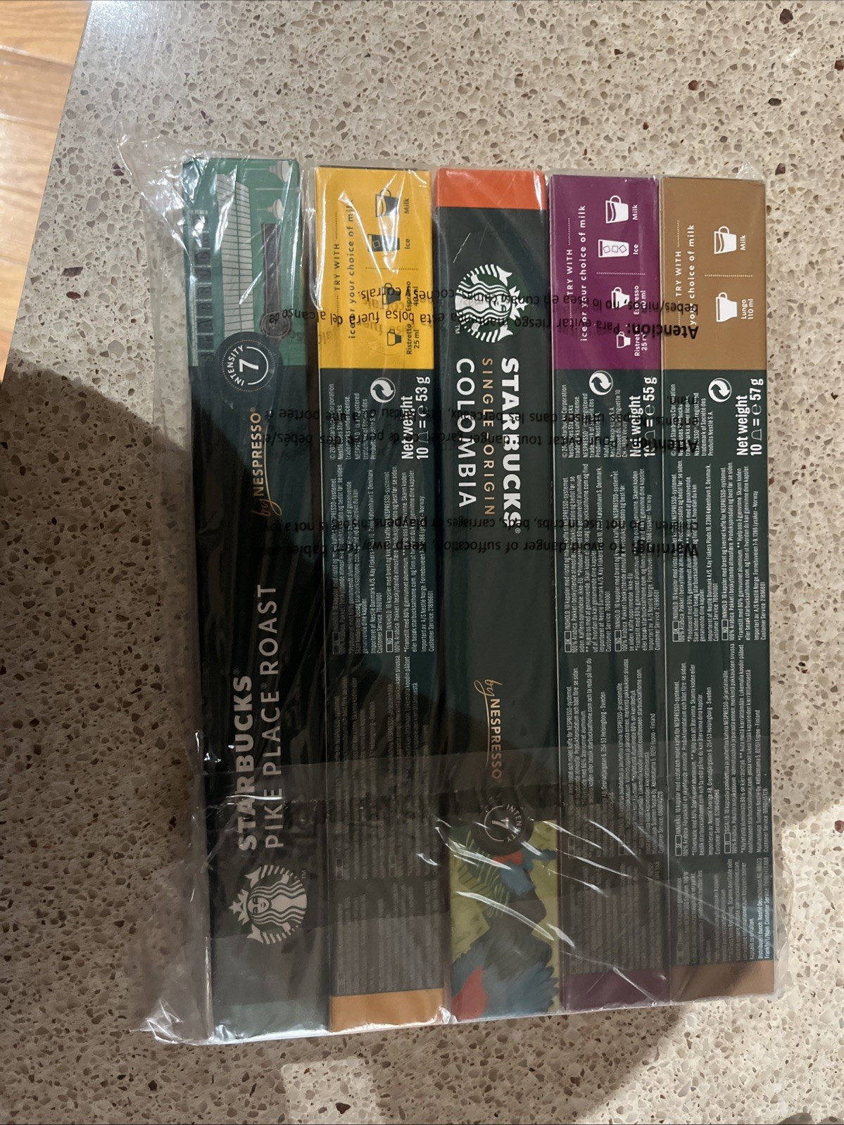 Starbucks by Nespresso Pods Variety Pack 50 count Expires 6/2026