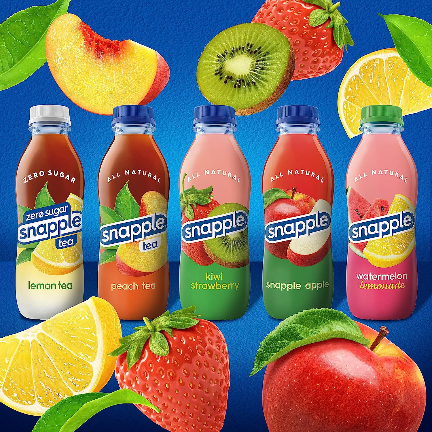 Zero Sugar Raspberry Tea, 16 Fl Oz Recycled Plastic Bottle, Pack of 12