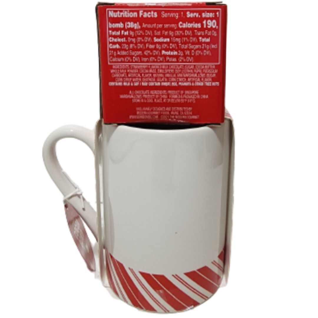 Modern Foods Christmas Santa Please Stop Here Cocoa Bomb Gift and Mug Set