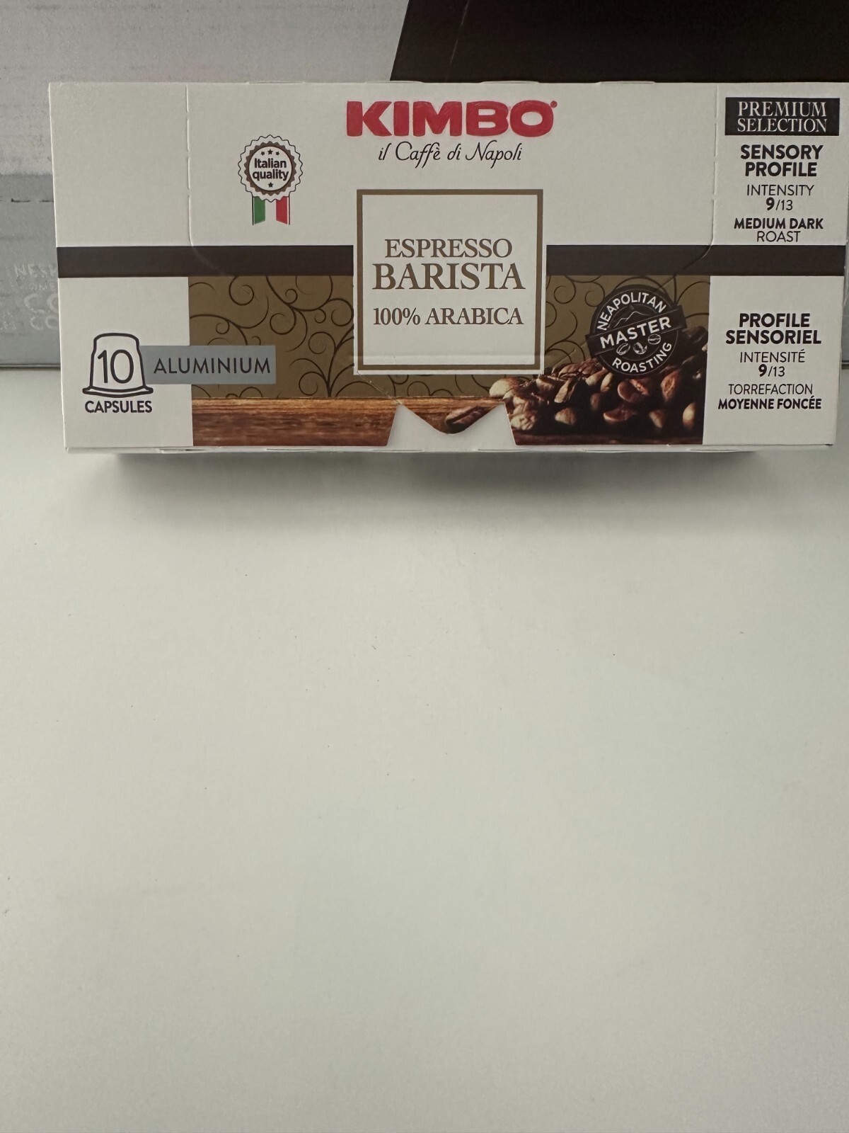 KIMBO BARISTA ALUMINUM (100 Capsules) Nespresso Compatible BEST BEFORE 10/23