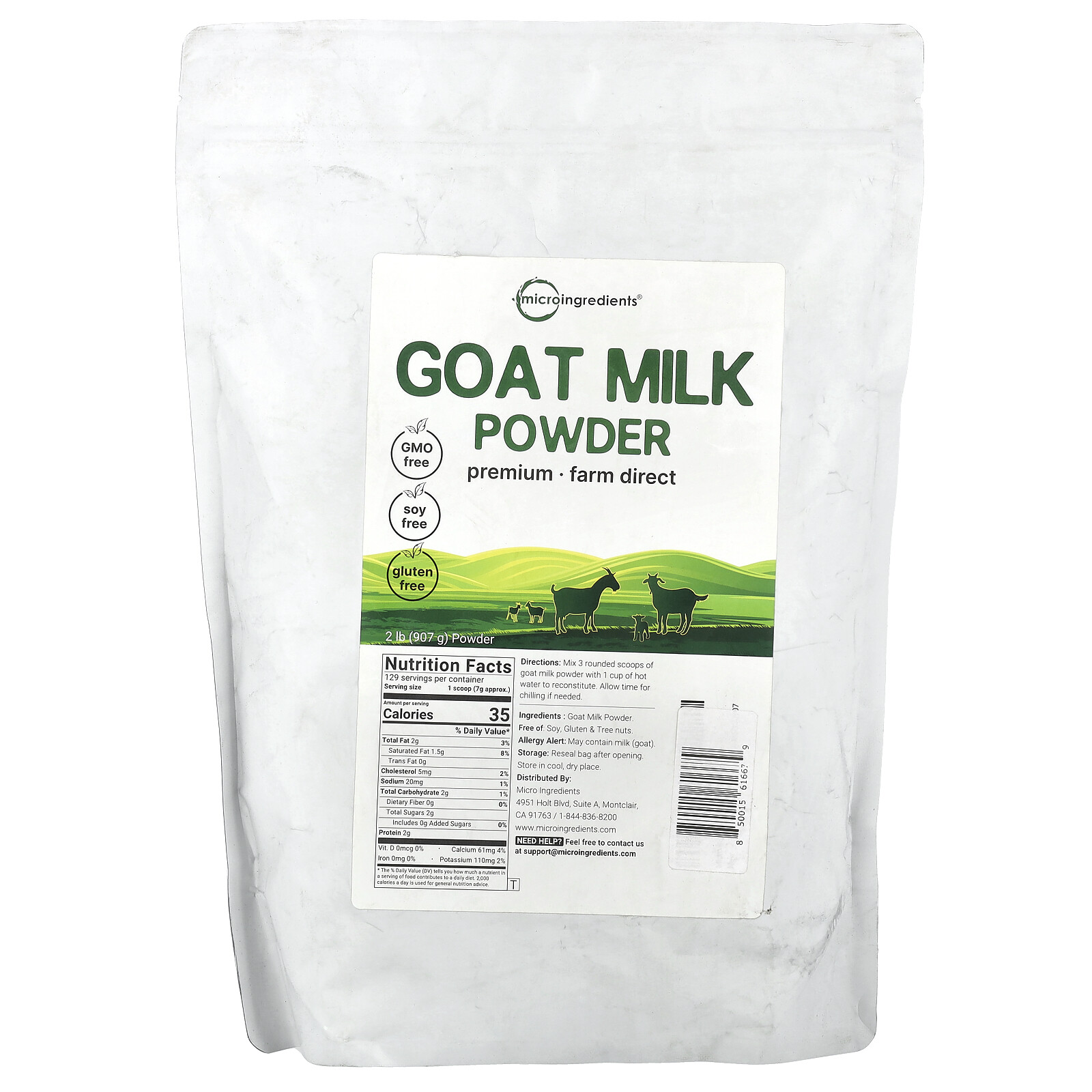 Goat Milk Powder, 2 lb (907 g)