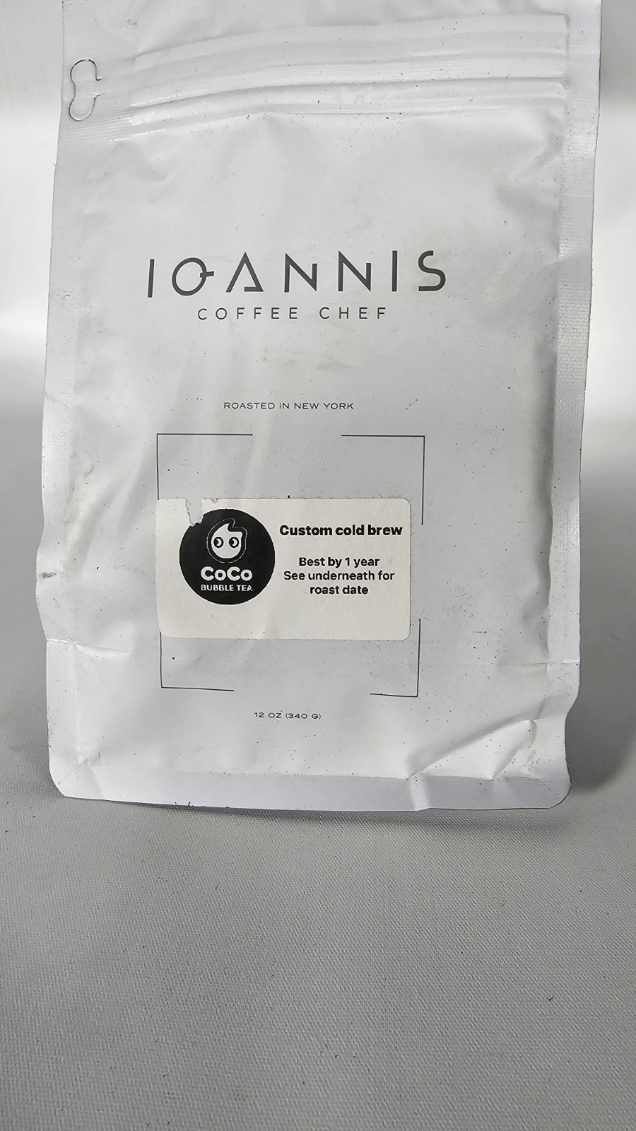 IOANNIS COFFEE CHEF CoCo Bubble Tea Custom Cold Brew Roasted In New York BB:1/27