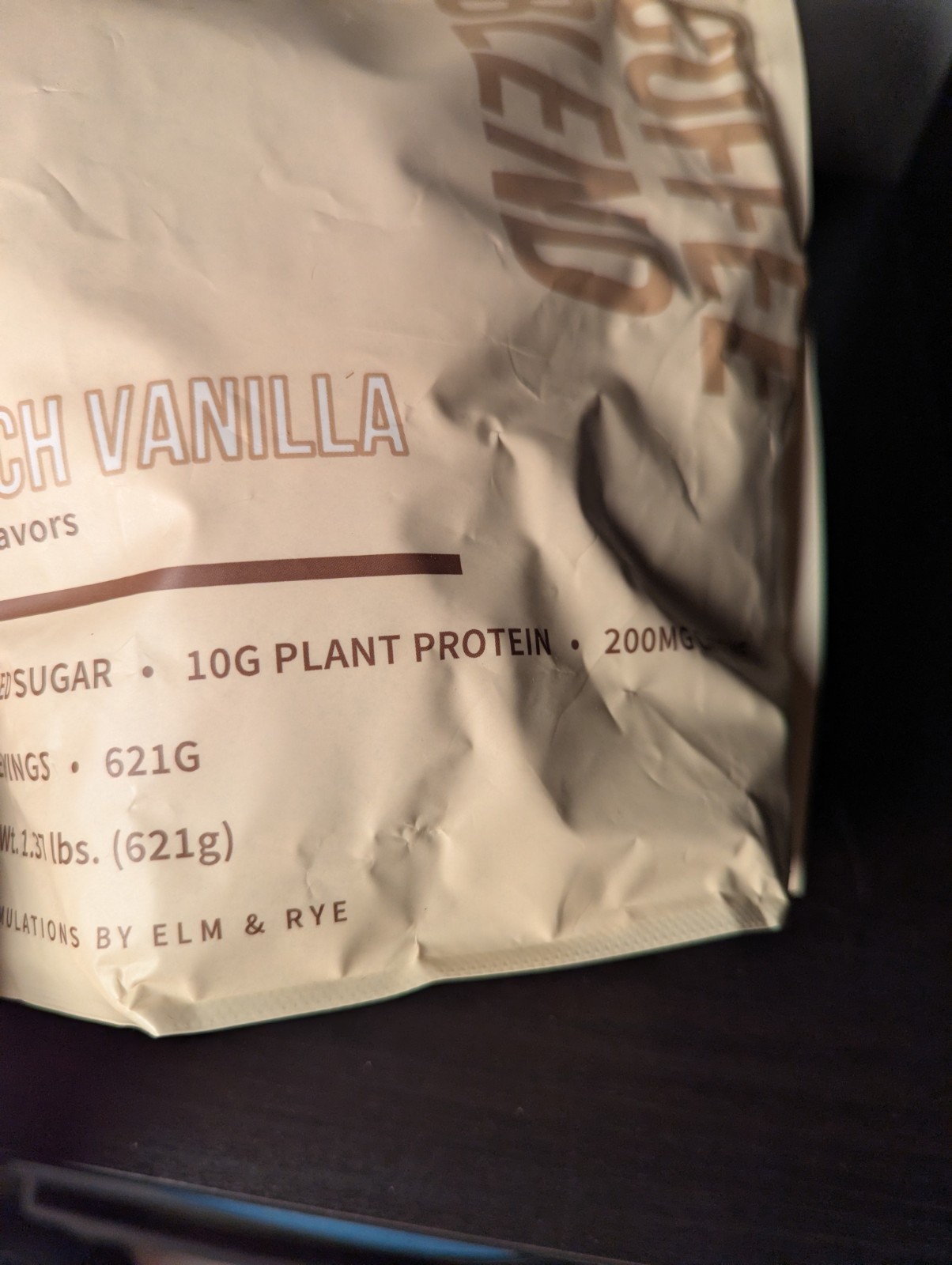Elm And Rye French Vanilla Protein Coffee Blend 200MG Caffeine 1.37 LB Expo 9/25