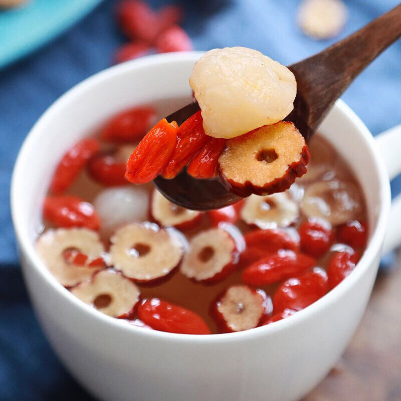 Red Date Longan Fruit Tea 120g Guiyuan Gouqi Hongzao Mixed Chinese Herbal Tea