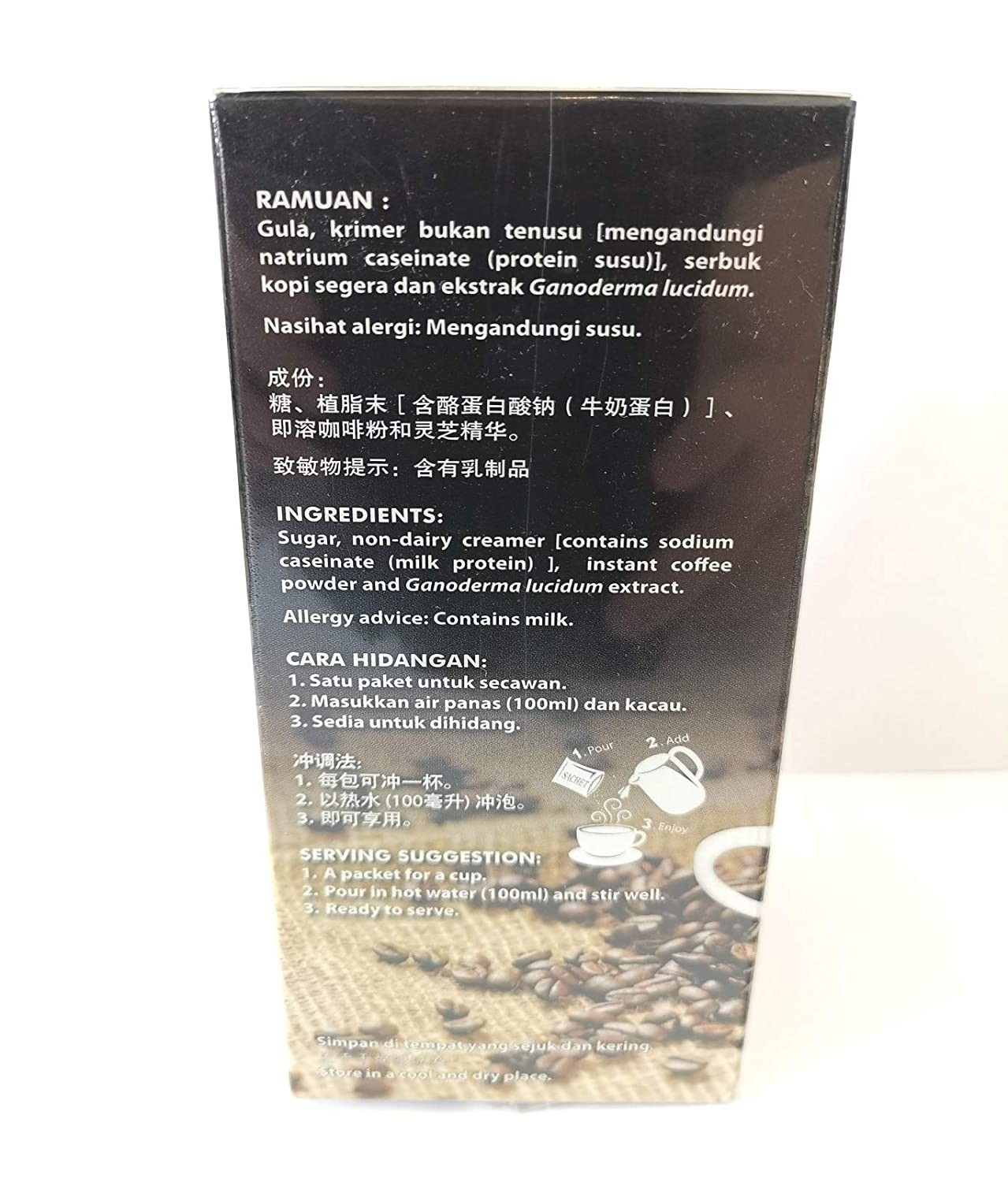 20 Boxes Gano Excel Ganocafe 3 in 1 Each 15 Sachets EXPRESS SHIPPING