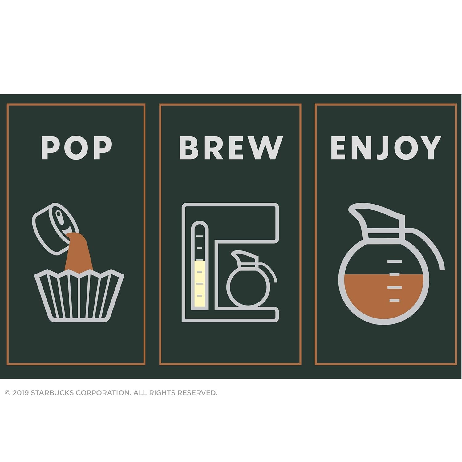 Starbucks French Roast Dark Roast Ground Coffee Cans, 8 x 1.3oz. (Pack of 6)