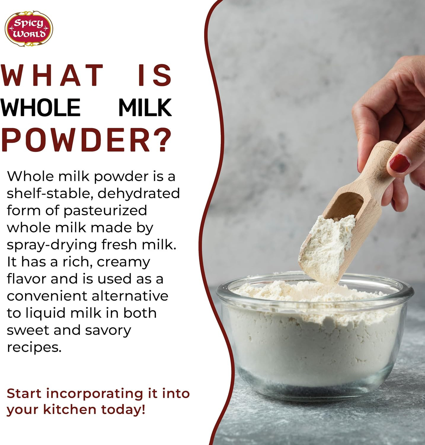 Whole Milk Powder 3 LB Bulk Bag – RBST Hormone Free, Made in USA, Non-Gmo, Premi
