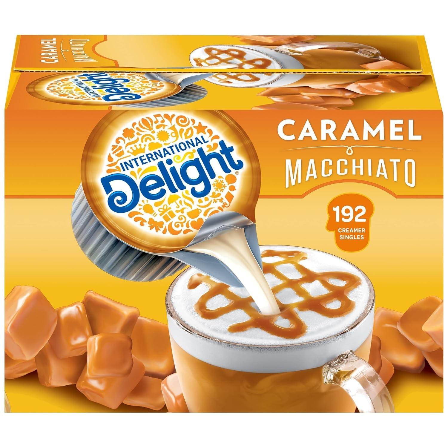 192 Count Caramel Macchiato Coffee Creamer Singles – Kosher, Gluten-Free Delight