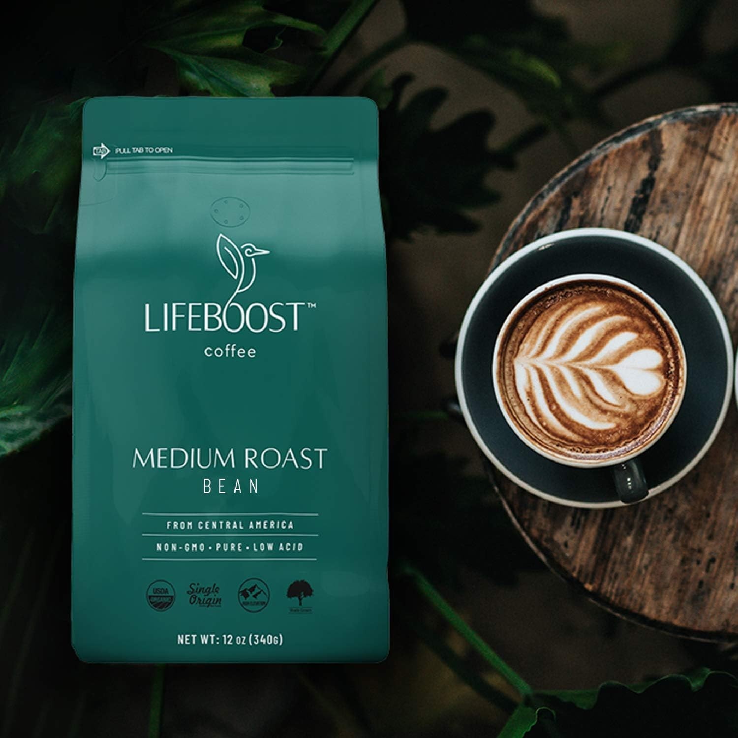 Lifeboost Coffee Ground 12 Ounces each (pack of 03 ), GROUND COFFEE Medium Roast