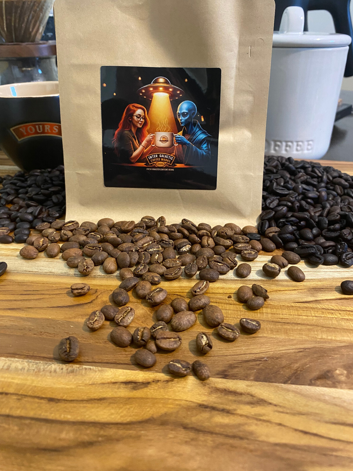Ethiopia Guji Genet Specialty Coffee: Fresh Roasted Sentient Beans, 100 grams