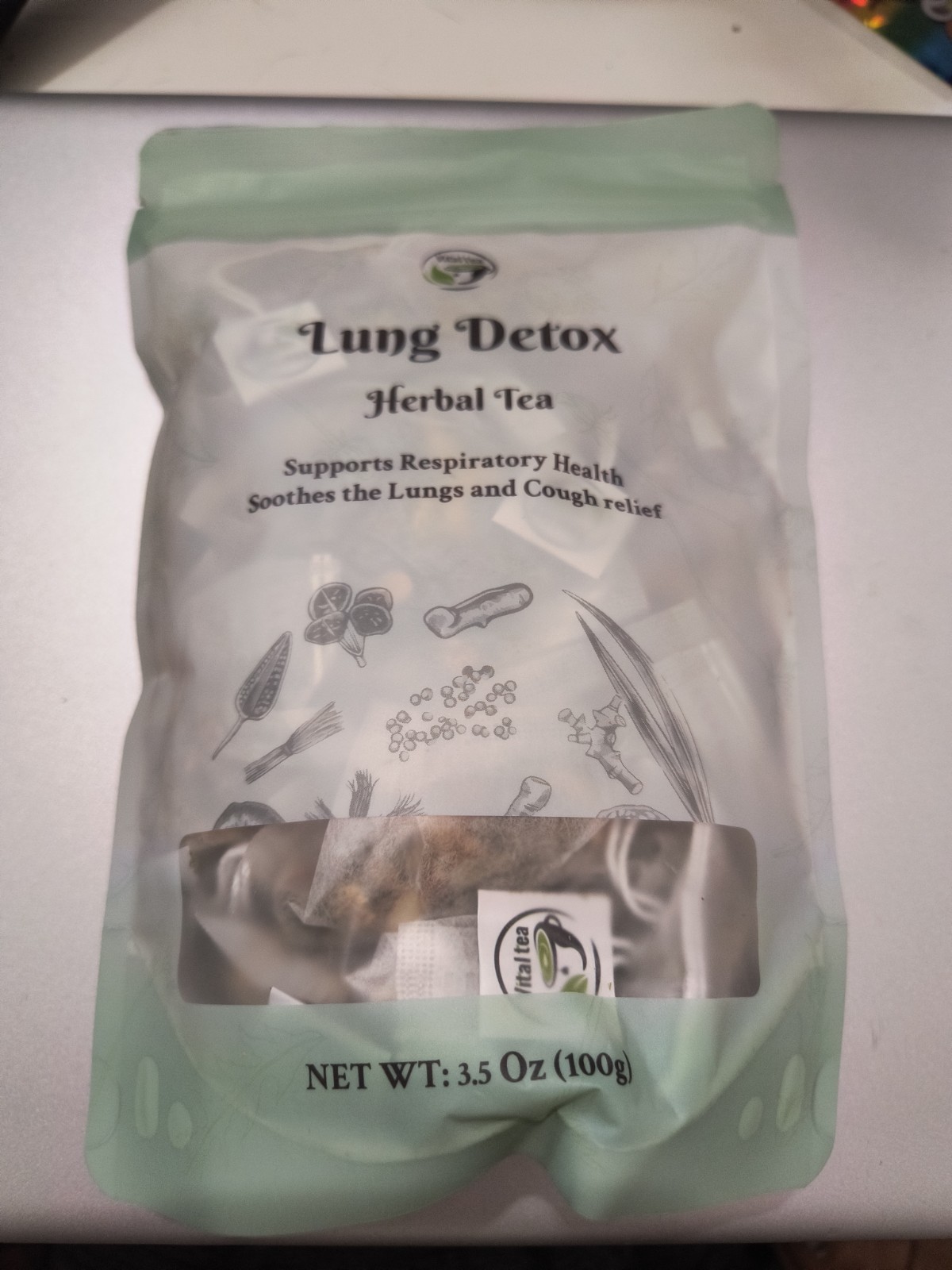 Vital Tea Lung Detox Herbal Tea 3.5 oz (100g) Tea Bags