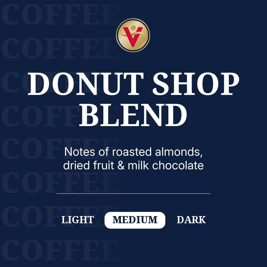 Victor Allen Donut Shop, K cup, Single Serve Medium Roast, 200 count