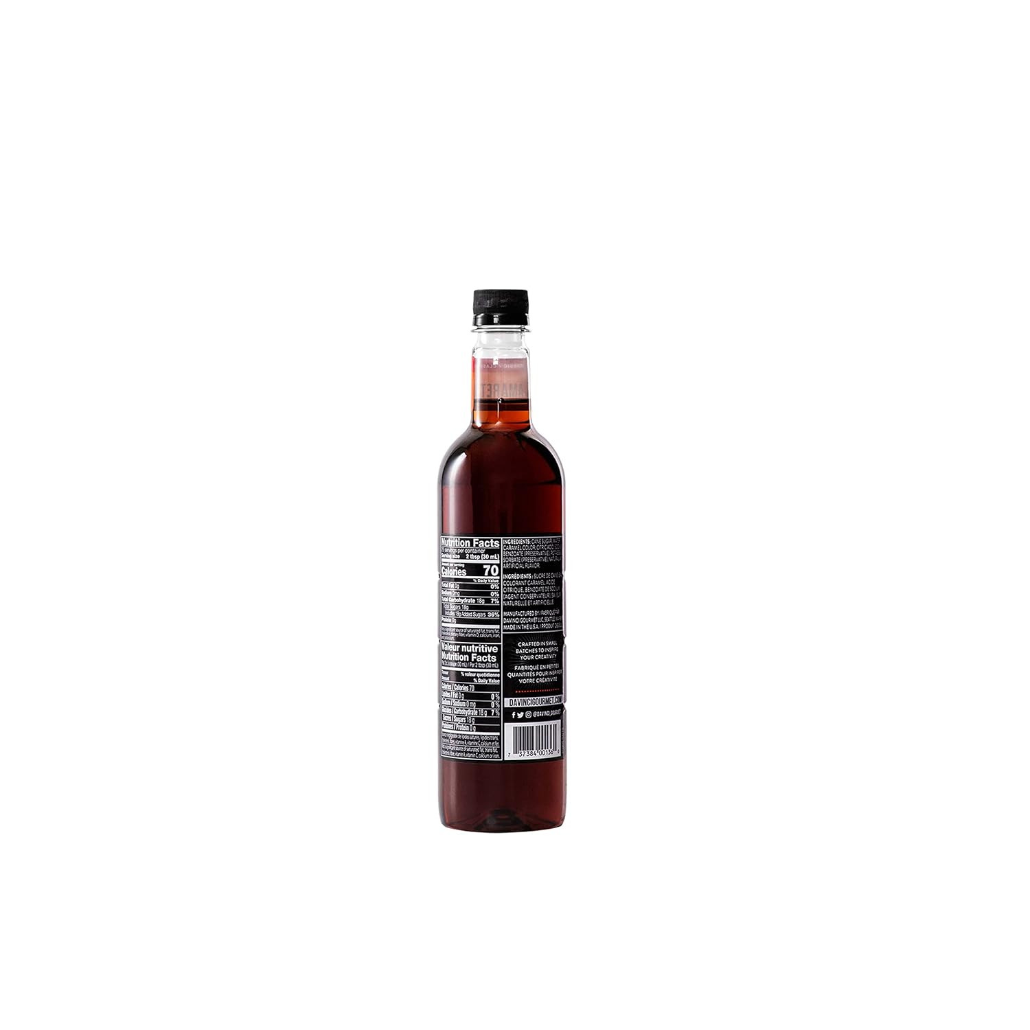 Classic Amaretto Syrup, 25. Fluid Ounces (Pack of )