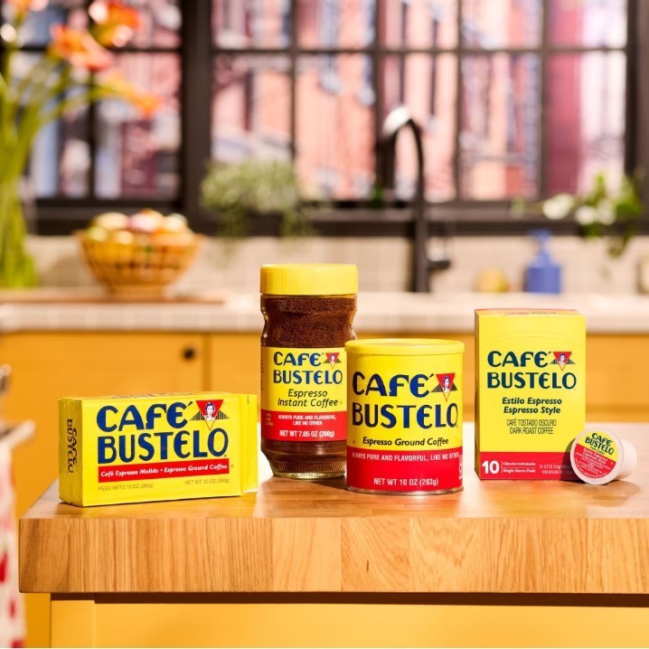 Cafe Bustelo, Espresso Style Dark Roast Ground Coffee, 10 oz Can (Pack of 3)