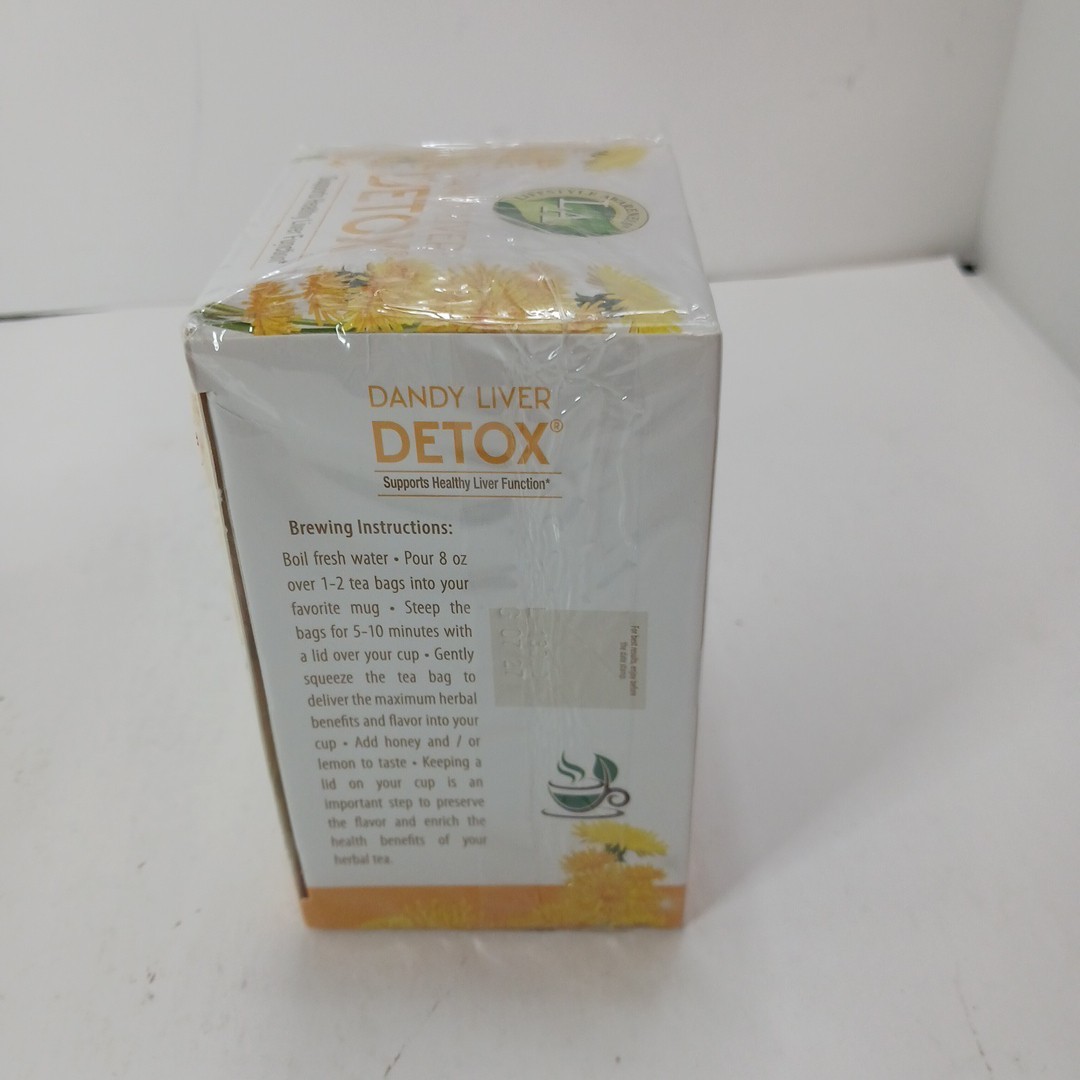 Lifestyle Awareness Dandy Liver Detox Tea with Cleansing Dandelion Caffeine NIB