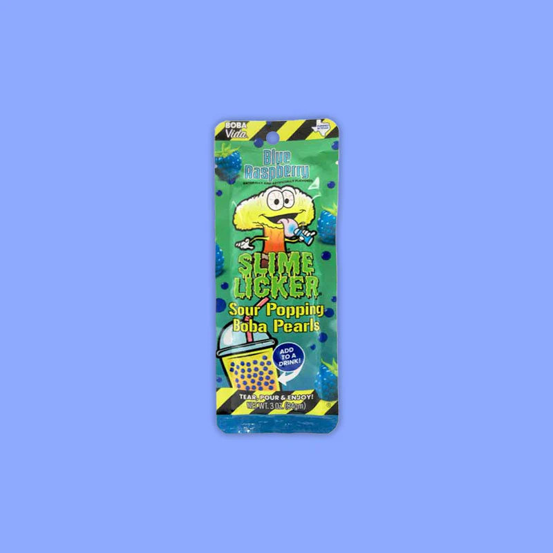 Bobavida Popping Boba Slime Lickers Blue Raspberry 84g (United States)