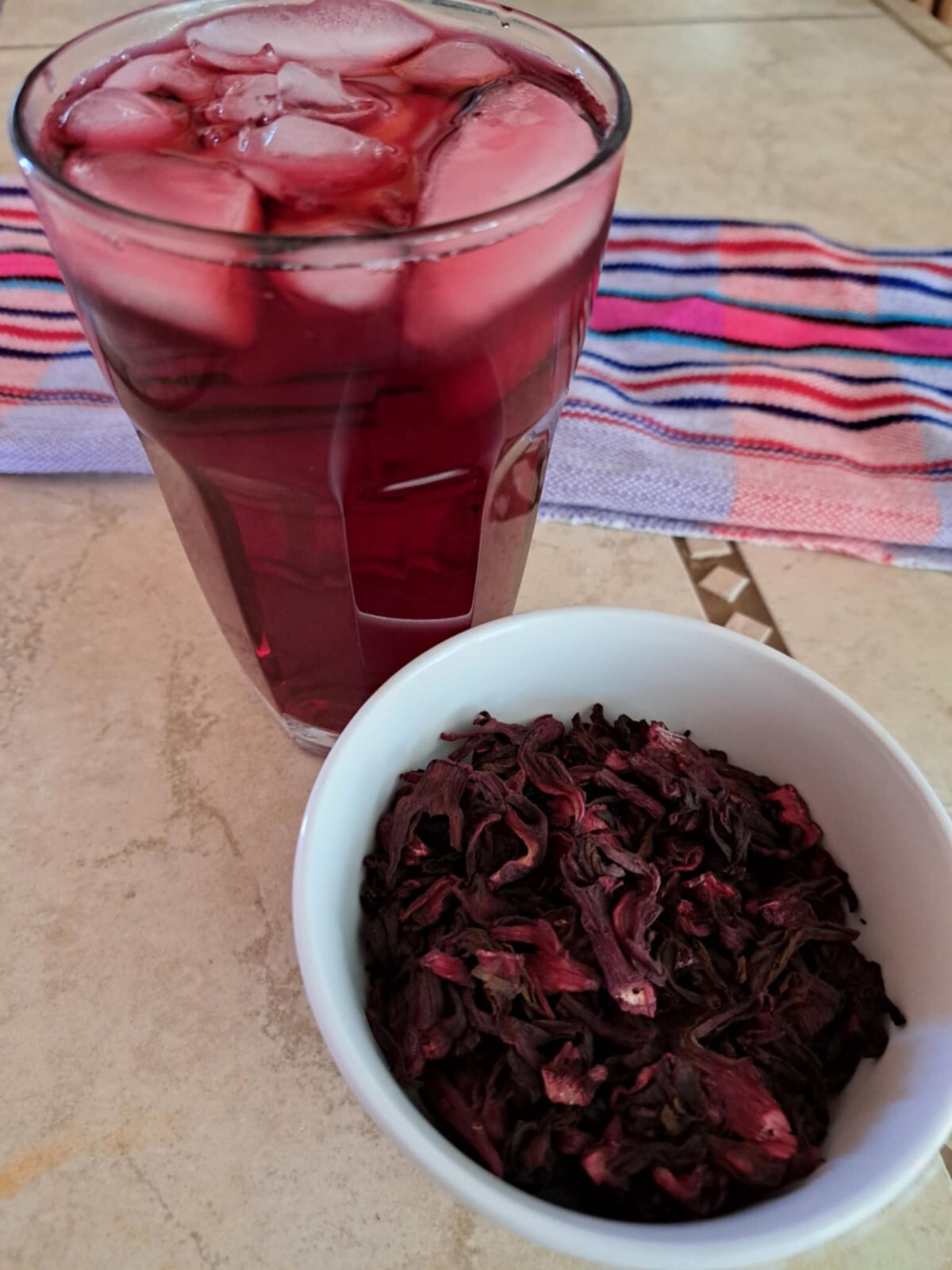 (4oz)Hibiscus Flower Organic Dried Cut Hibiscus Sabdariffa 100% Premium(1/4Ib)