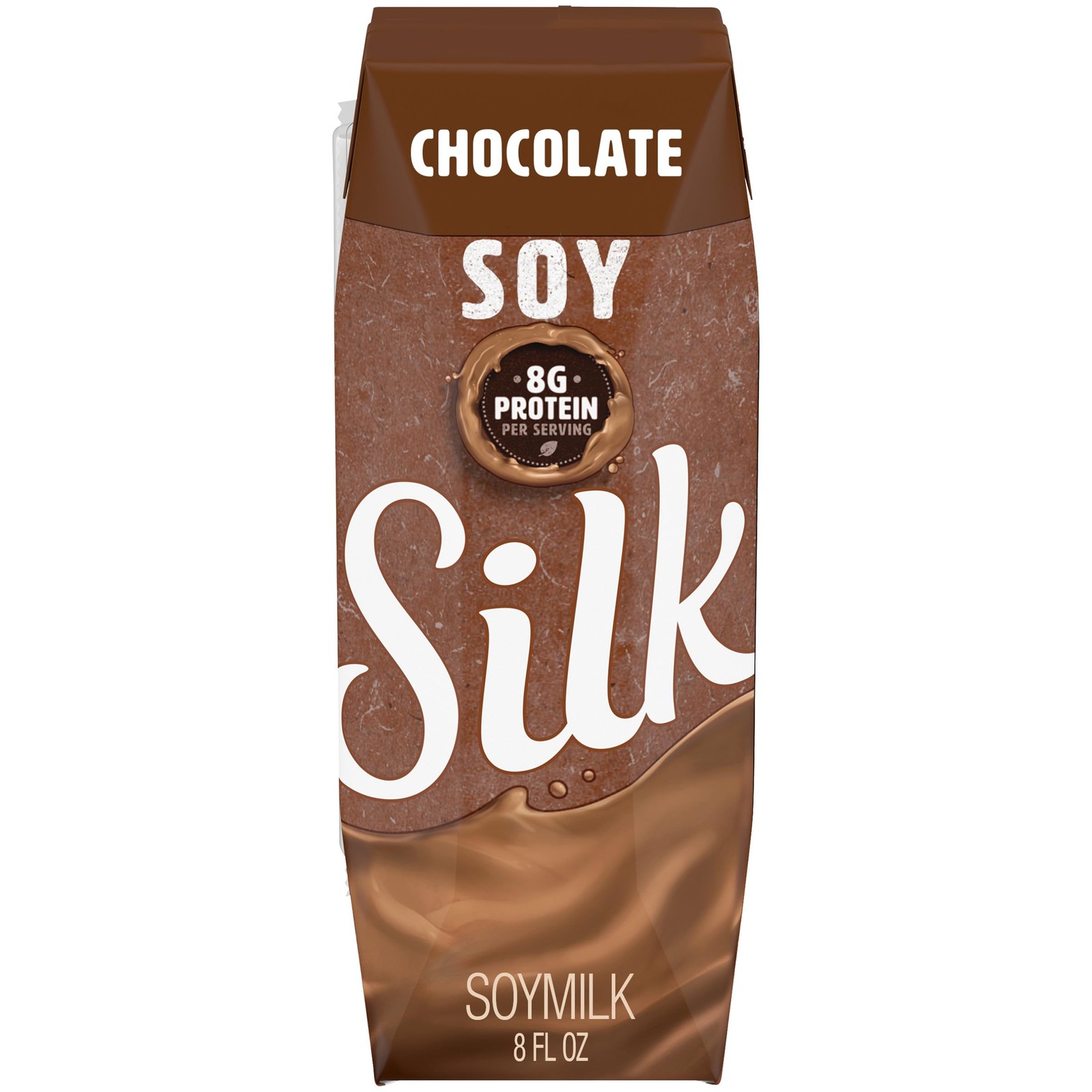 Shelf-Stable Soy Milk Singles, Chocolate, Dairy-Free, Vegan, Non-GMO Project Ver