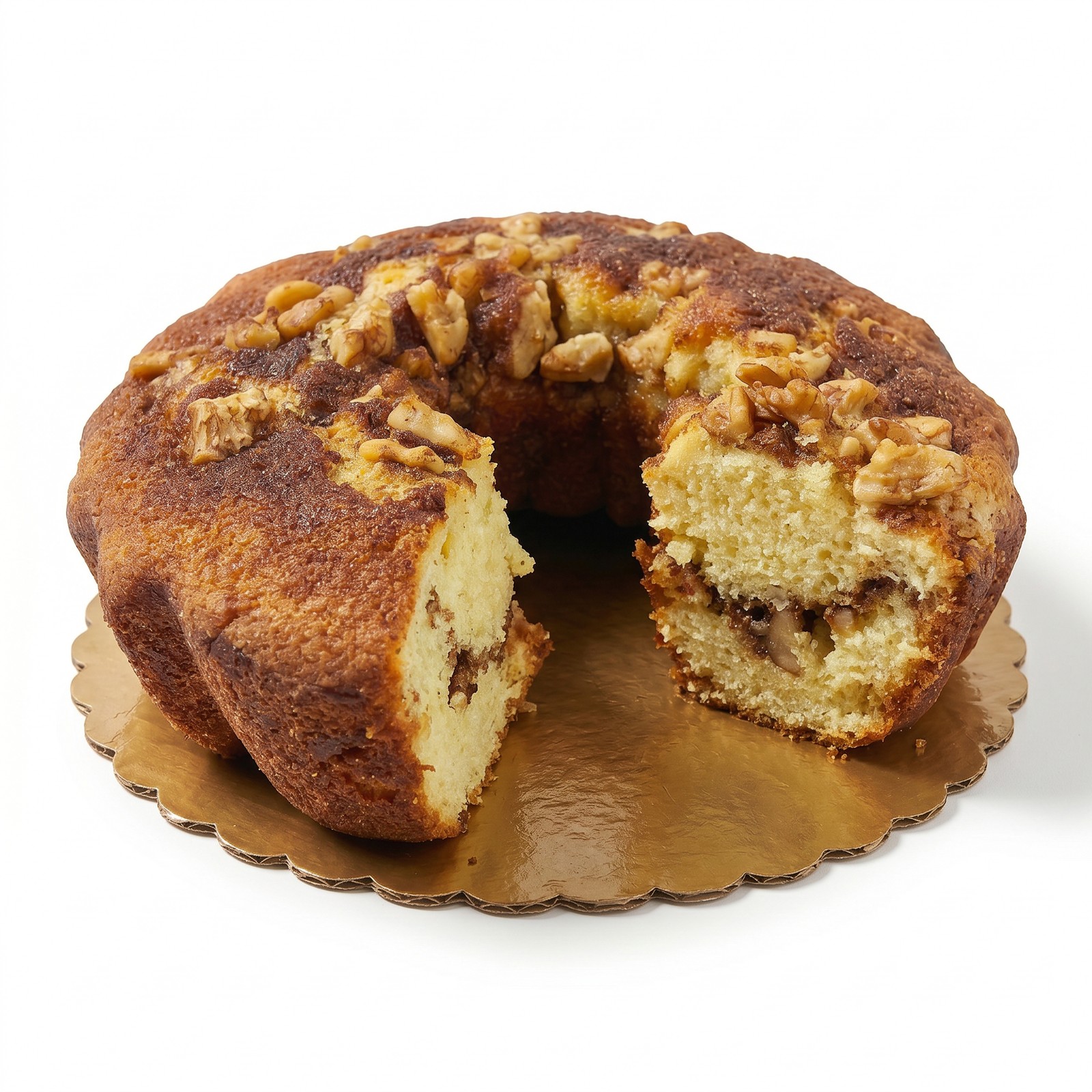 Carlotta’s Bakery Authentic New York Round Coffee Cakes Bundle, Apple Cinnamon,