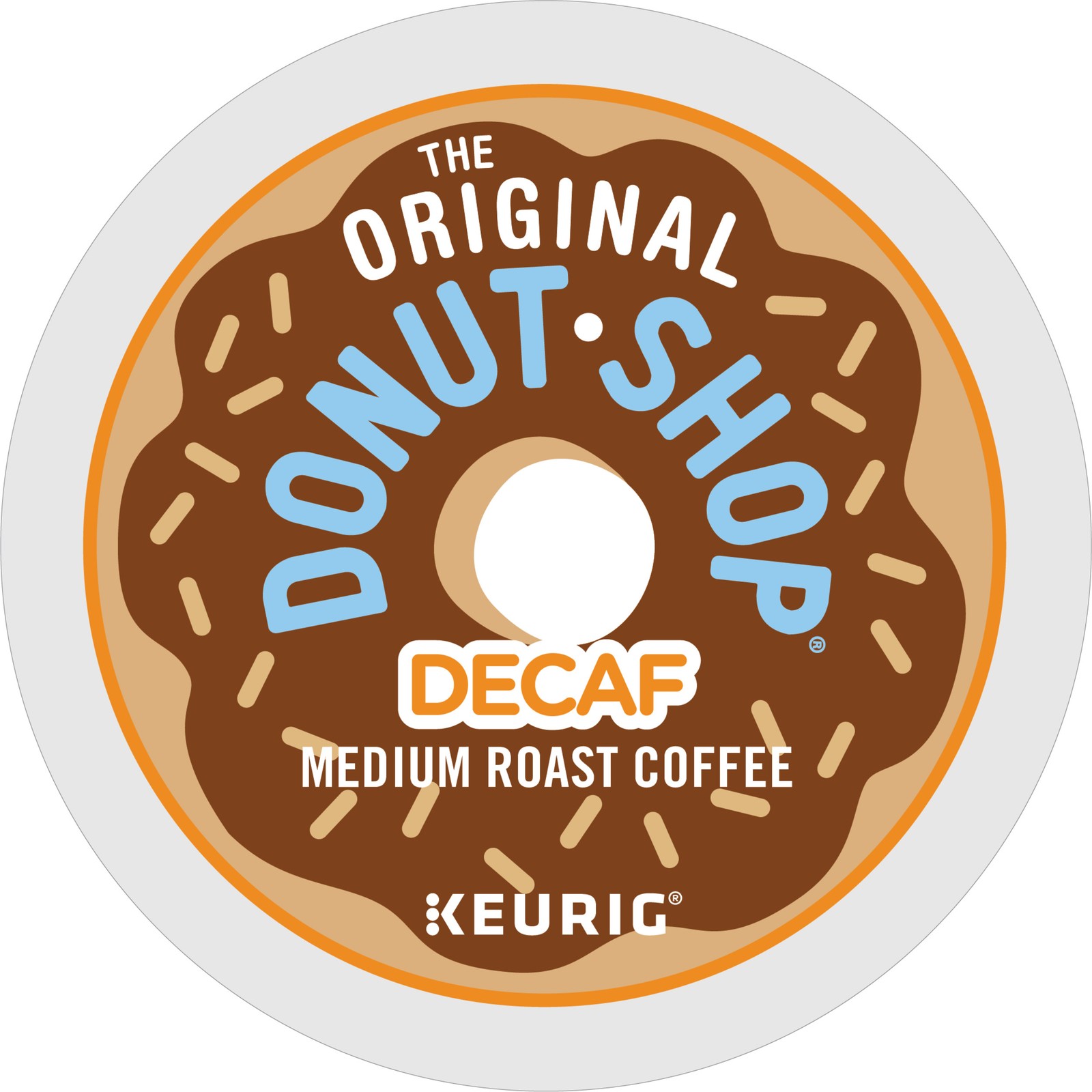 The Original Donut Shop, Decaf, Keurig K-Cup Pods, Medium Roast Coffee, 48 Count